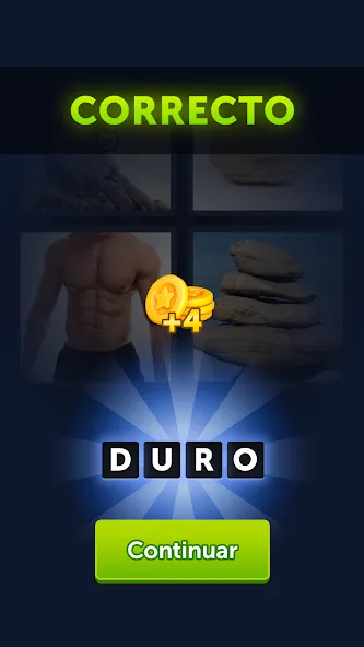 4 Fotos 1 Palabra [MOD: безлимитные подсказки и монеты] (Бесплатно / APK) — скриншот 3