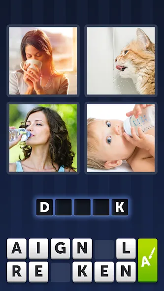 4 Pics 1 Word [MOD: безлимитные подсказки и открыты все уровни] — Скачать бесплатно (APK) — скриншот 4