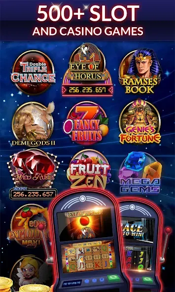 Скачать Merkur24 – Slots & Casino [MOD: безлимитные монеты и бонусы] — скриншот 3