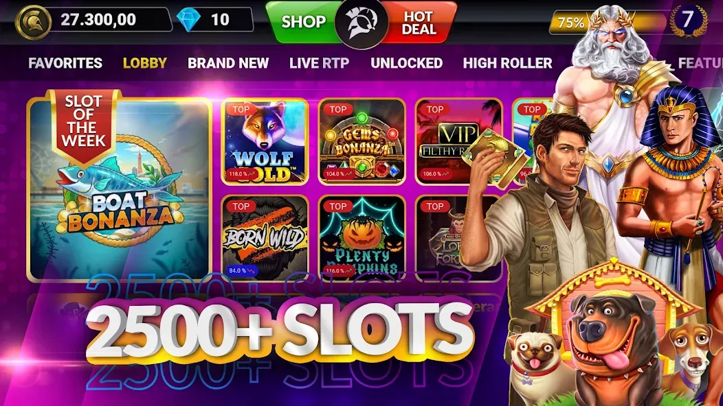 SpinArena Online Casino Slots [MOD: безлимитные монеты и бонусы] последняя версия — скриншот 1