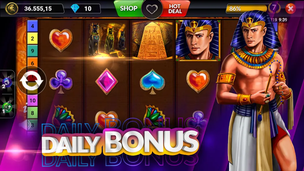 SpinArena Online Casino Slots [MOD: безлимитные монеты и бонусы] последняя версия — скриншот 4