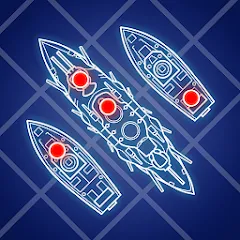 Скачать взлом Fleet Battle - Sea Battle [MOD: безлимитные деньги и усиленный флот]
