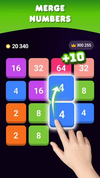 2048: Puzzle Game! Merge Block [MOD: без рекламы и подсказки доступны] последняя версия — скриншот 1