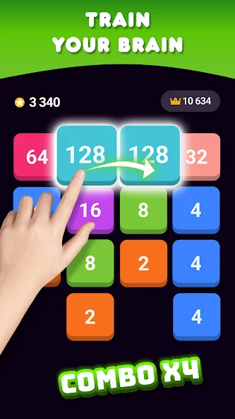 2048: Puzzle Game! Merge Block [MOD: без рекламы и подсказки доступны] последняя версия — скриншот 5