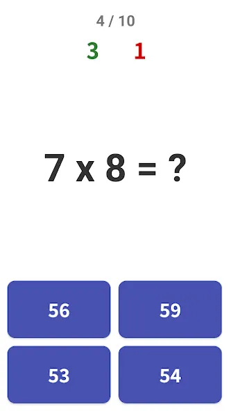 Multiplication Games Math quiz [MOD: безлимитные подсказки и быстрые ответы] на Андроид — скриншот 3