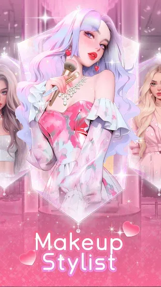 Взломанная Makeup Stylist: Makeup Game [MOD: безлимитные монеты и все образы открыты] на Андроид — скриншот 4