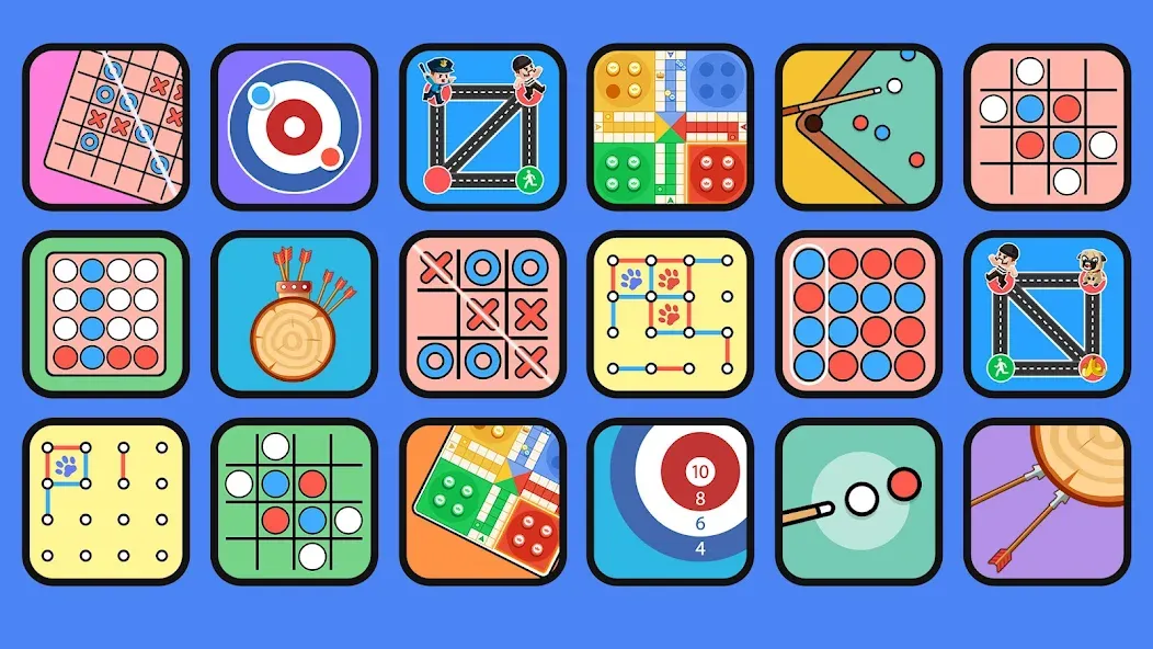 Скачать взлом 1V1 Board Games for Couples [MOD: разблокированы все игры для двоих] — скриншот 1