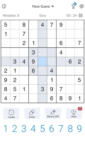 Скачать Sudoku - Classic Sudoku Puzzle [MOD: подсказки и все уровни открыты] — скриншот 2