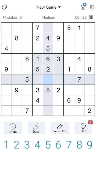 Скачать Sudoku - Classic Sudoku Puzzle [MOD: подсказки и все уровни открыты] — скриншот 3