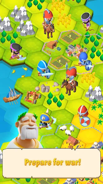 Civilization Hex: Tribes Rise [MOD: безлимитные ресурсы и открыты все племена] (Бесплатно / APK) — скриншот 2