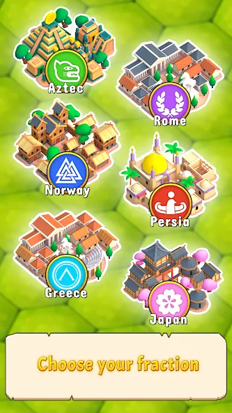 Civilization Hex: Tribes Rise [MOD: безлимитные ресурсы и открыты все племена] (Бесплатно / APK) — скриншот 3
