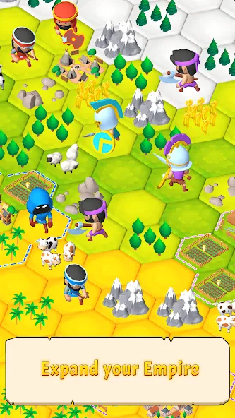 Civilization Hex: Tribes Rise [MOD: безлимитные ресурсы и открыты все племена] (Бесплатно / APK) — скриншот 4