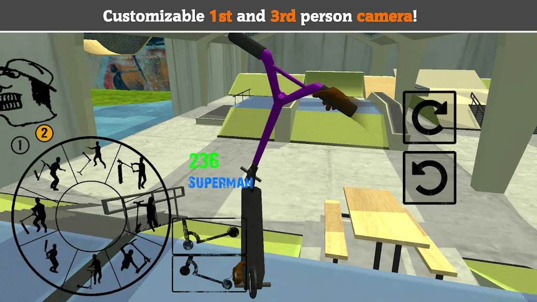 Скачать Scooter FE3D 2 [MOD: безлимитные деньги и все скутеры открыты] — скриншот 2