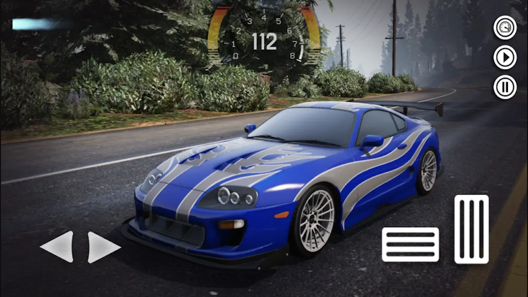 Скачать взлом Tokyo Supra Drift Simulator [MOD: безлимитные деньги и все машины открыты] — скриншот 2