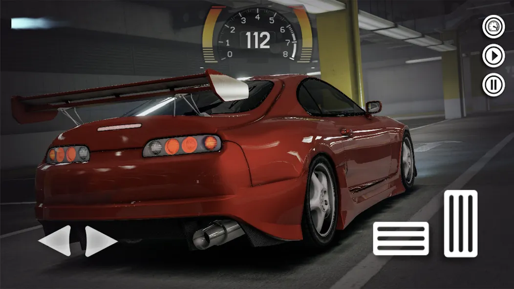 Скачать взлом Tokyo Supra Drift Simulator [MOD: безлимитные деньги и все машины открыты] — скриншот 3