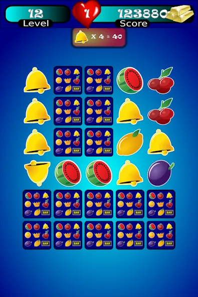 Slot Machine Fruit Memory A [MOD: безлимитные монеты и все фрукты открыты] (Бесплатно / APK) — скриншот 1