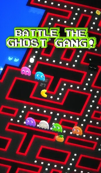 PAC-MAN 256 - Endless Maze [MOD: безлимитные жизни и усилители] — Скачать бесплатно (APK) — скриншот 2