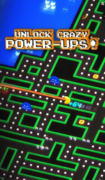 PAC-MAN 256 - Endless Maze [MOD: безлимитные жизни и усилители] — Скачать бесплатно (APK) — скриншот 5