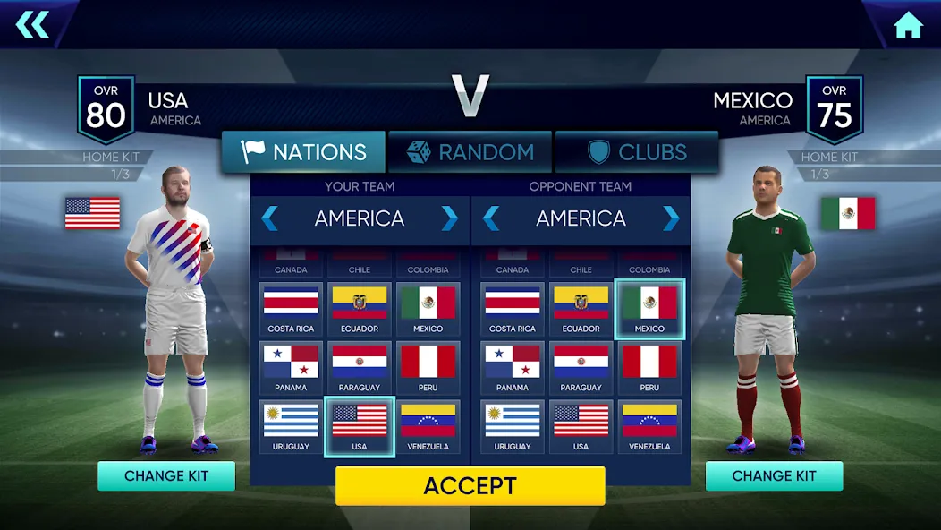 Soccer Cup 2024: Football Game [MOD: безлимитные деньги и энергия] последняя версия — скриншот 1