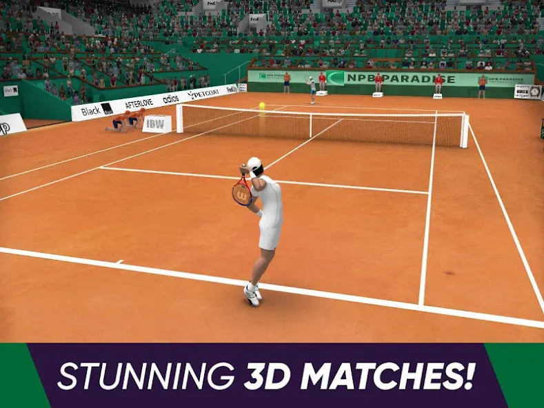 Tennis World Open 2024 - Sport [MOD: безлимитные деньги и энергия] — Скачать бесплатно (APK) — скриншот 3