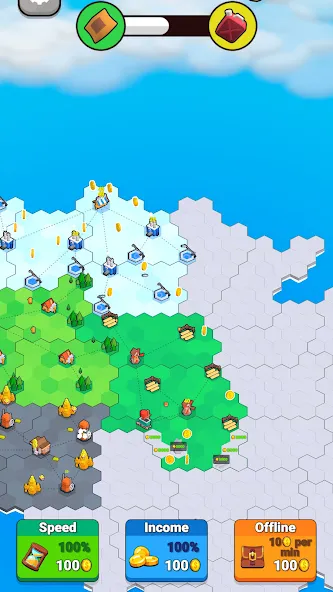 Скачать взлом Factory World: Connect Map [MOD: безлимитные деньги и ресурсы] — скриншот 4