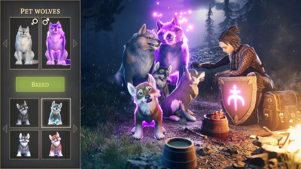 Скачать Grim Soul: Dark Survival RPG [MOD: безлимитные ресурсы и энергия] на телефон — скриншот 2