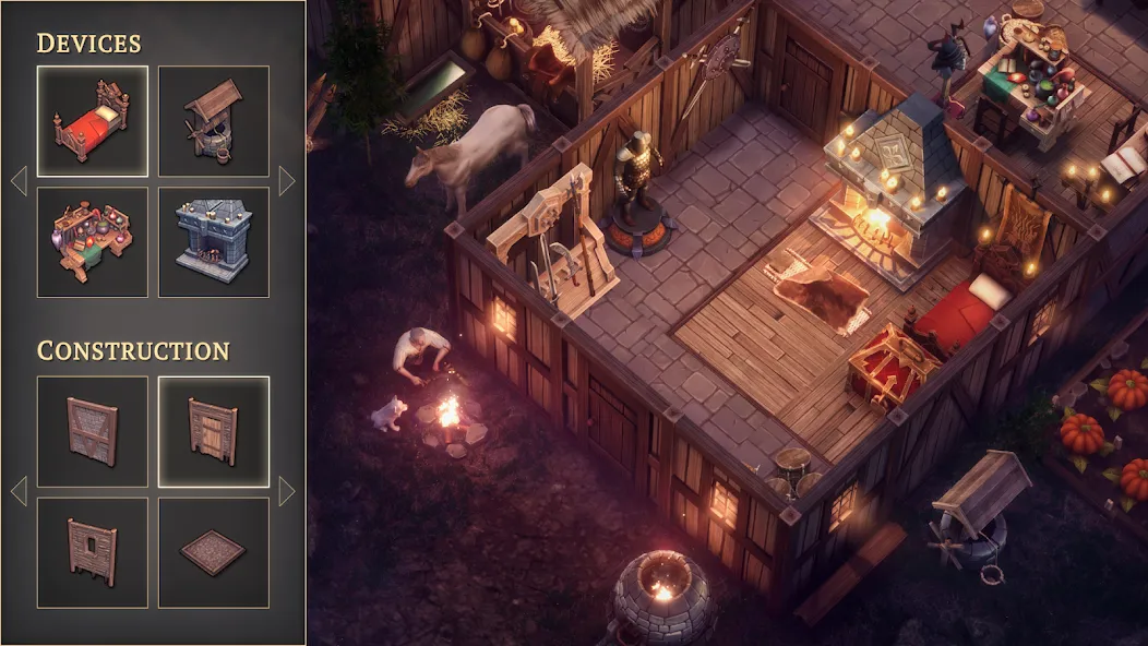 Скачать Grim Soul: Dark Survival RPG [MOD: безлимитные ресурсы и энергия] на телефон — скриншот 3