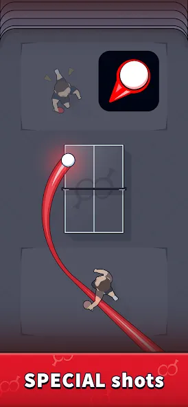 Взломанная Pongfinity Duels: 1v1 Online [MOD: безлимитные монеты и разблокированы дуэли] на Андроид — скриншот 2