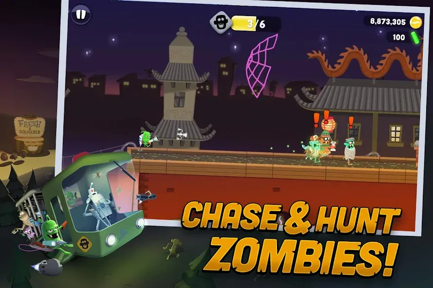 Zombie Catchers : Hunt & sell [MOD: безлимитные монеты и боеприпасы] — Скачать бесплатно (APK) — скриншот 1