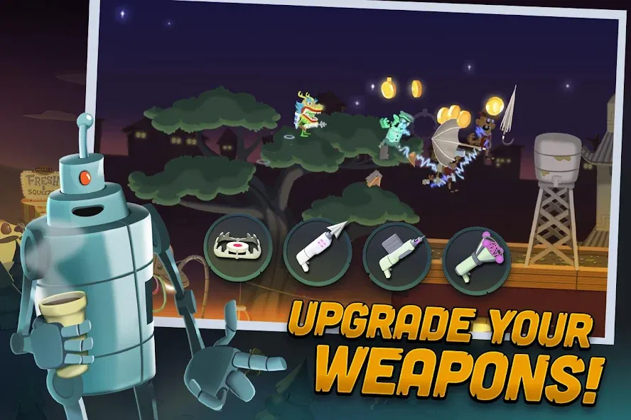 Zombie Catchers : Hunt & sell [MOD: безлимитные монеты и боеприпасы] — Скачать бесплатно (APK) — скриншот 2