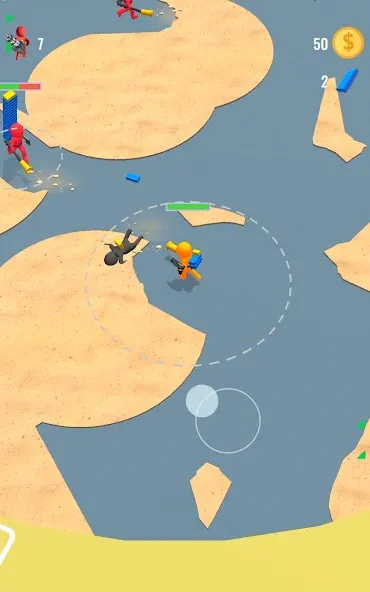 Stickman Fight: Battle Arena [MOD: безлимитные монеты и усиленный урон] на Андроид — скриншот 5