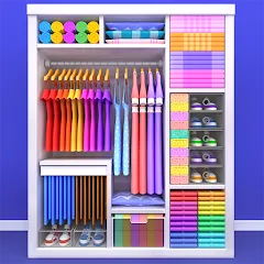 Скачать взлом Fill the Closet: Organize Game [MOD: безлимитные деньги и все уровни]