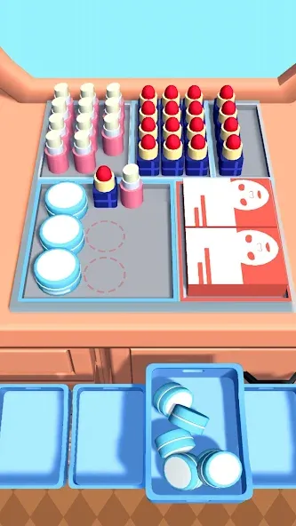 Fill Up Fridge：Organizing Game [MOD: безлимитные монеты и открыты все уровни] (Бесплатно / APK) — скриншот 3