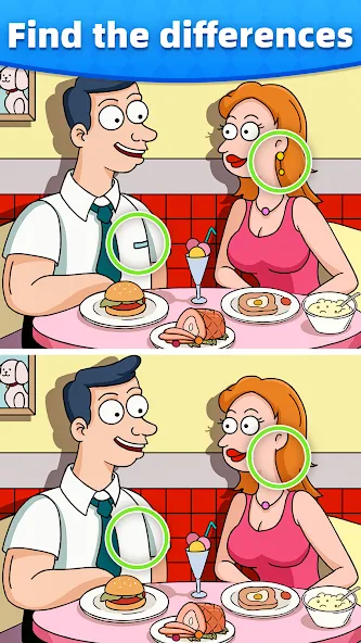 Differences, Find Difference [MOD: без рекламы и все уровни открыты] последняя версия — скриншот 1