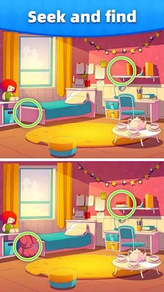 Differences, Find Difference [MOD: без рекламы и все уровни открыты] последняя версия — скриншот 2