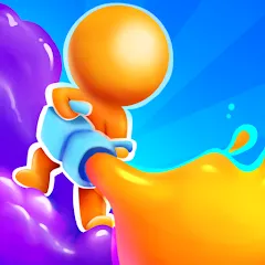 Взломанная Dye Hard - Color War [MOD: безлимитные краски и все уровни] на Андроид