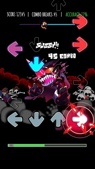 Music Rhythm Battle Night [MOD: все ритм-битвы разблокированы] — Скачать бесплатно (APK) — скриншот 4