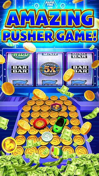 Скачать взлом Cash Carnival Coin Pusher Game [MOD: безлимитные монеты и джекпоты] — скриншот 4