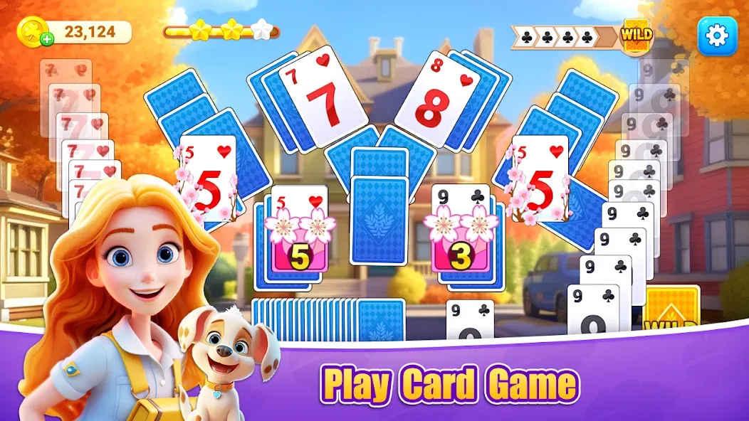 Fish Solitaire™ TriPeaks [MOD: без рекламы и много монет] на Андроид — скриншот 2