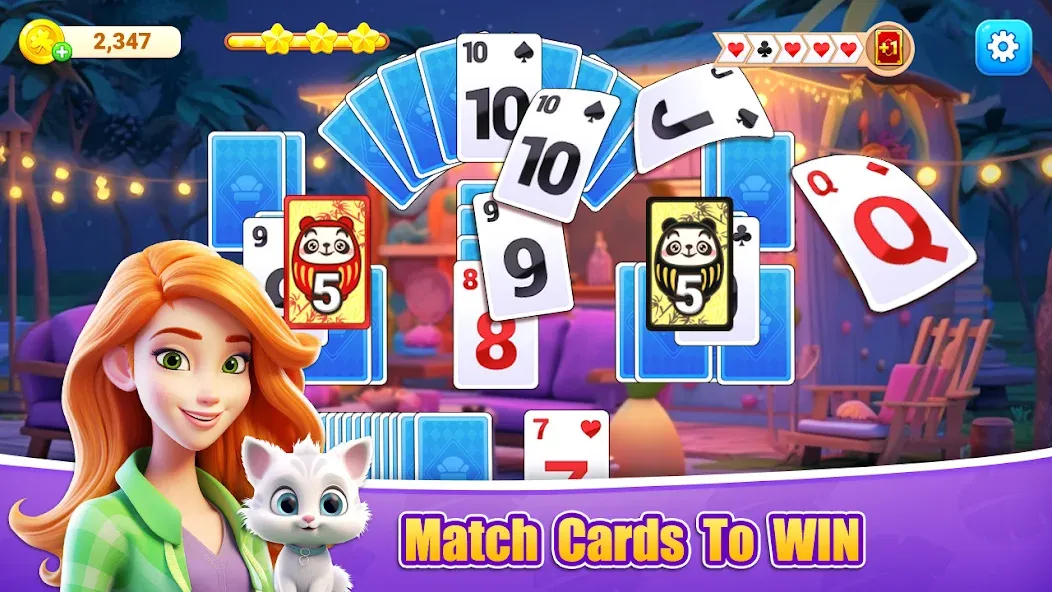 Fish Solitaire™ TriPeaks [MOD: без рекламы и много монет] на Андроид — скриншот 3
