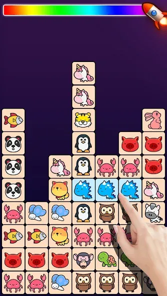 Скачать взлом Match Animal - Match Game [MOD: безлимитные подсказки и жизни] — скриншот 1