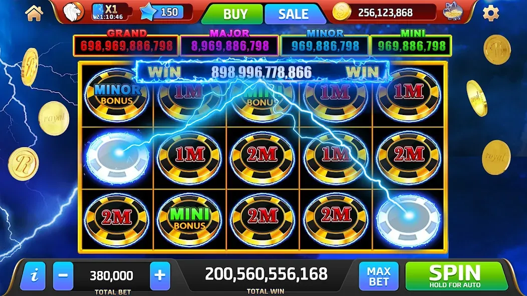 Скачать Royal Jackpot Casino Machines [MOD: безлимитные монеты и бонусы] — скриншот 3