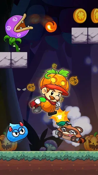 Скачать Barry World Adventure [MOD: много монет и открыты уровни] — скриншот 1