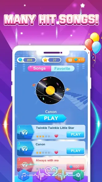 Piano Game: Classic Music Song [MOD: разблокированы все песни и уровни] (Бесплатно / APK) — скриншот 5