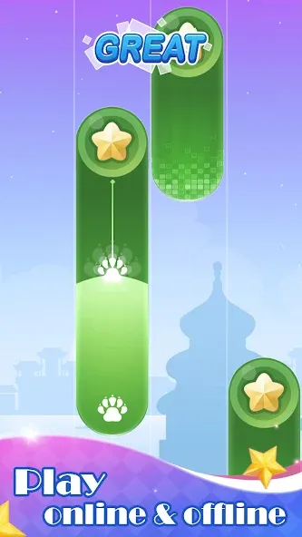 Piano Trip - Magic Music Game [MOD: безлимитные монеты и все песни открыты] (Бесплатно / APK) — скриншот 2