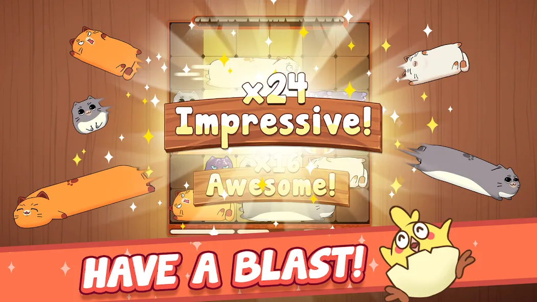 Haru Cats: Cute Sliding Puzzle [MOD: милые котики и все уровни] (Бесплатно / APK) — скриншот 2