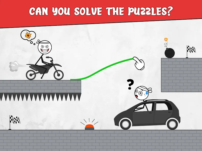 Скачать Draw Bridge: Puzzle Games [MOD: без рекламы и открыты все уровни] — скриншот 2