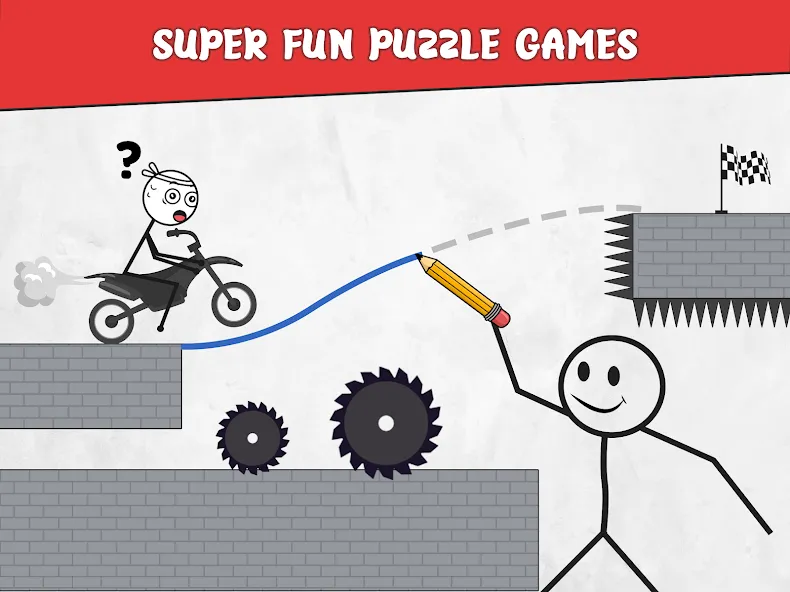 Скачать Draw Bridge: Puzzle Games [MOD: без рекламы и открыты все уровни] — скриншот 5