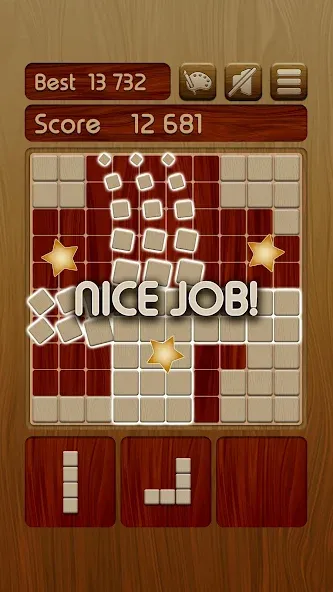 Woody Block Puzzle ® [MOD: без рекламы и много подсказок] последняя версия — скриншот 2