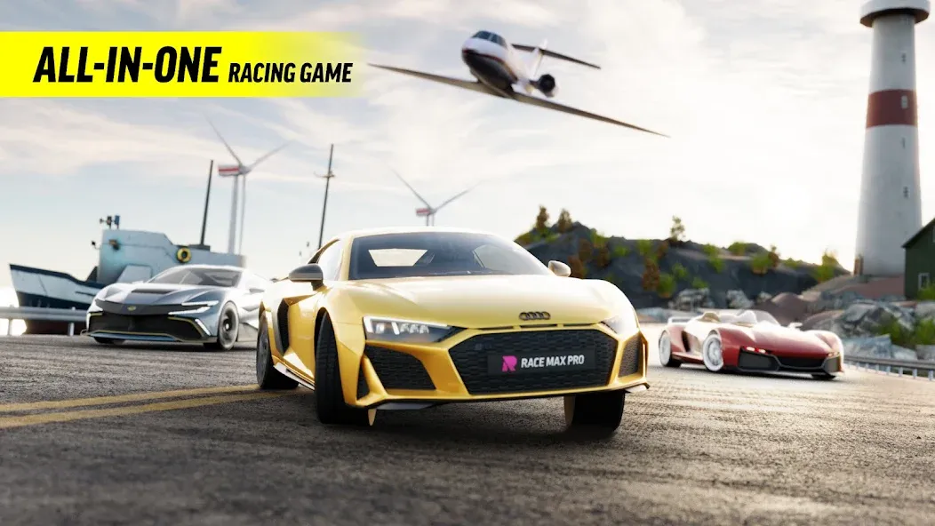 Взломанная Race Max Pro - Car Racing [MOD: безлимитные деньги и топливо] на Андроид — скриншот 1